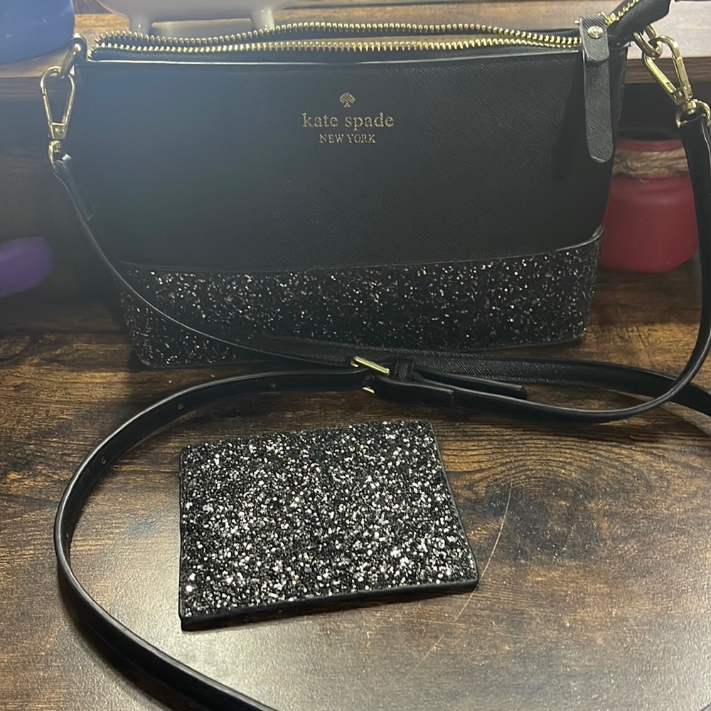 Kate Spade purse with matching card holder